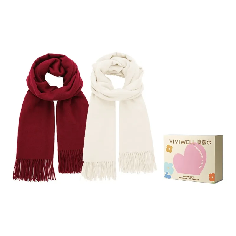 VIVIWELL Knit Scarves Unisex-31