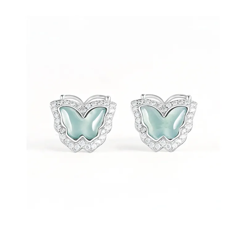 Jade Is Boundless Ice Type Jadeite Earrings Women's-0