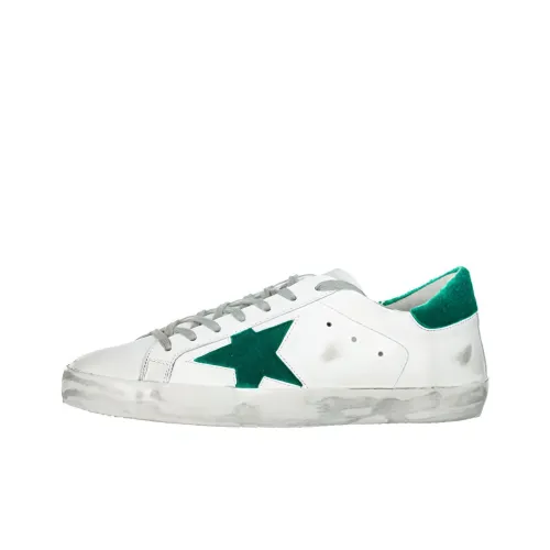 Golden Goose Skateboard Shoes Men Low-Top White/Green