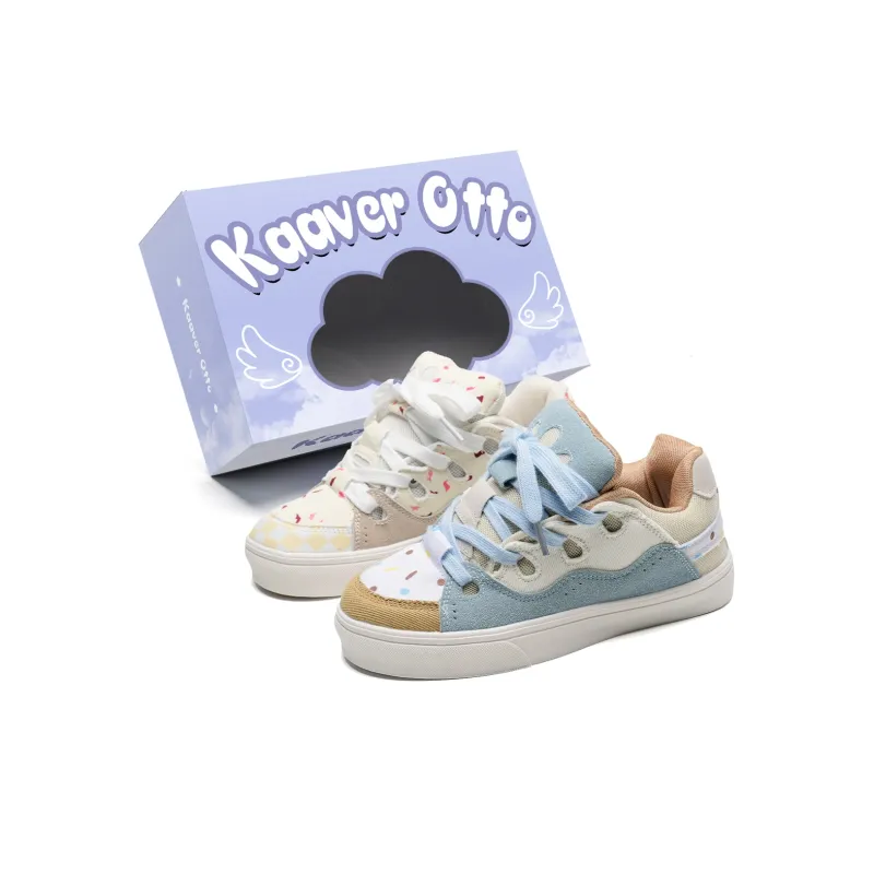 KAAVER OTTO Coverage Cushioning Height Increasing Low Top Skateboard Shoes Unisex Box Included-0