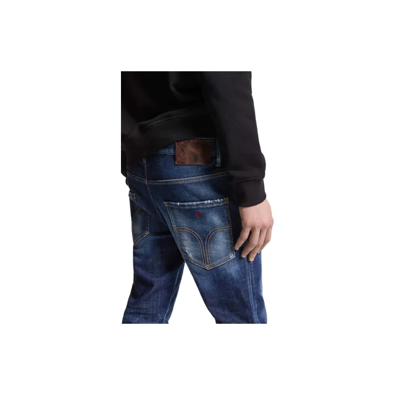 DSQUARED 2 Dark Basic Wash Skater Jeans-4