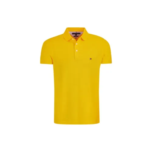 Tommy Hilfiger Polo Shirts Men Yellow