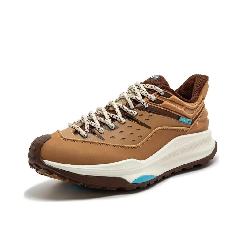 361° Military Sunset Series Cushioned Wear Resistant Water Resistant Slip Resistant Low Top Running Shoes Men's Brown-1