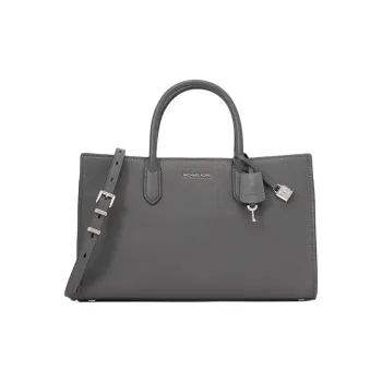 MICHAEL KORS Cow Leather Shoulder Bag Crossbody Bag Handbag Medium Size Women's Slate Gray
