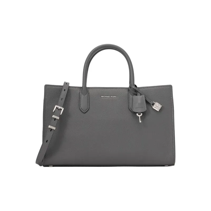 MICHAEL KORS Cow Leather Shoulder Bag Crossbody Bag Handbag Medium Size Women's Slate Gray-0