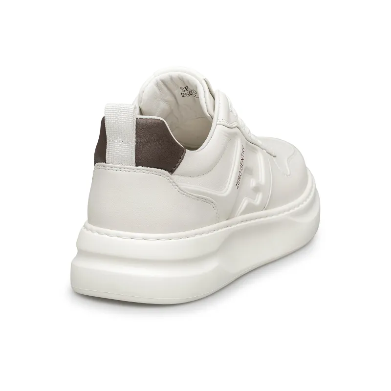 ZRO Low Top Skateboard Shoes Men's White-3