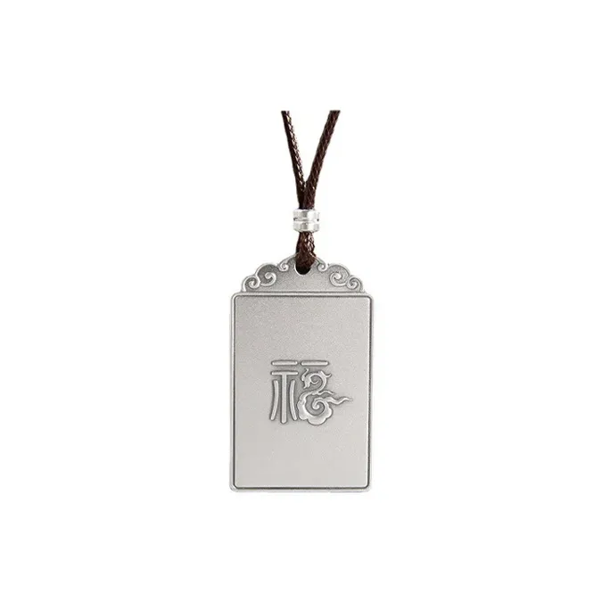 CUTE DAME 999 Fine Silver Necklaces Unisex Silver-0