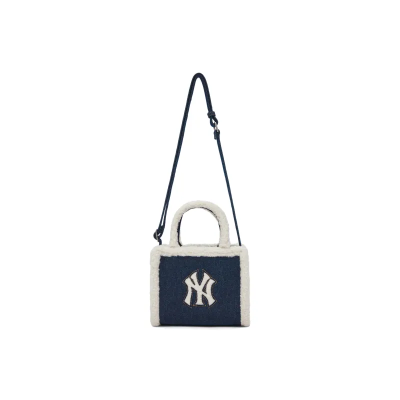 MLB   Tote Crossbody Bag Shoulder Bag Tote Bag Shopping Bag Handbag Regular Unisex Dark Marine Blue-2