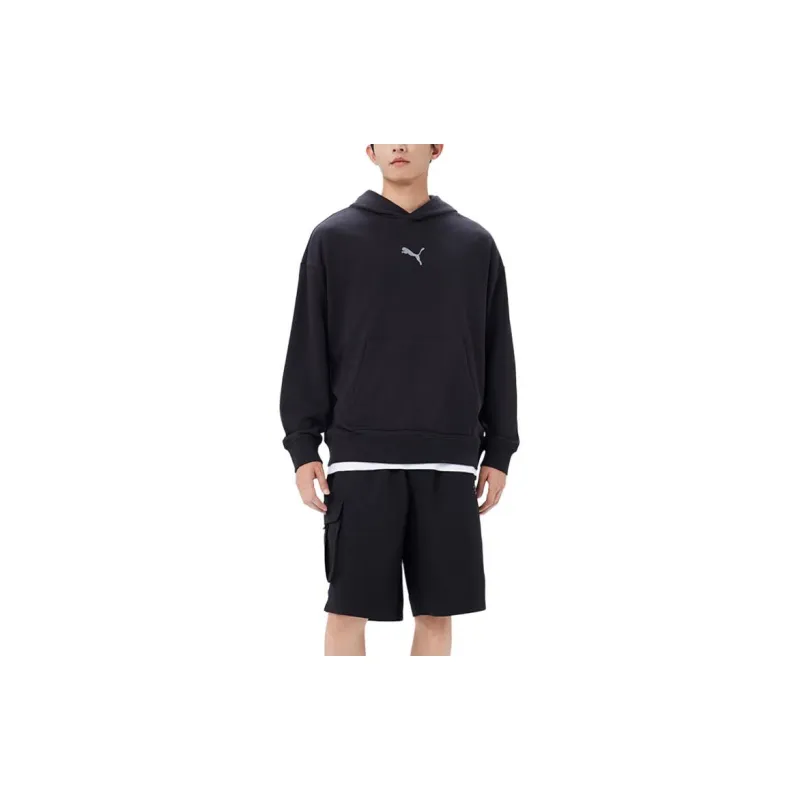 PUMA ESS Sweatshirts Men Black-3