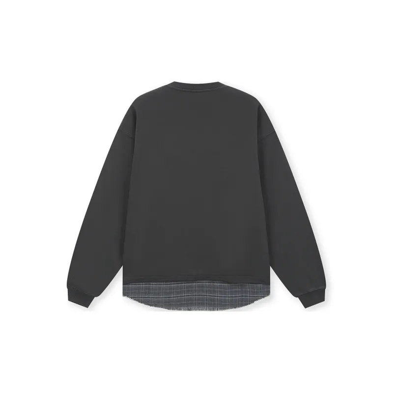 BONELESS Sweatshirts Unisex Charcoal Black-1