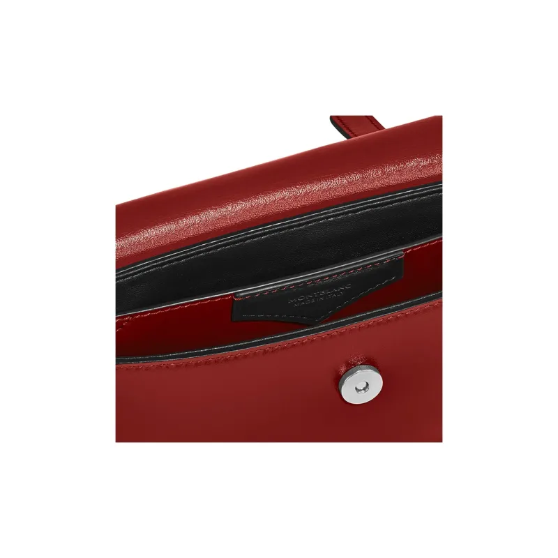 MONTBLANC Meisterstuck Full Grain Cow Leather Messenger Bag, Shoulder Bag, Crossbody Bag Mini Men's Reddish Umber-5