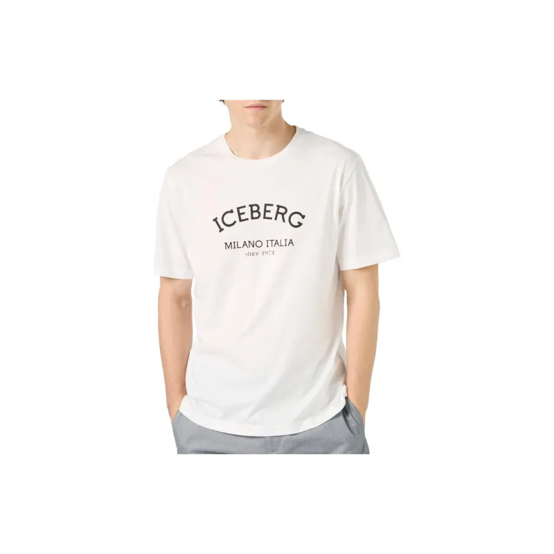 Iceberg Logo print T shirt-4