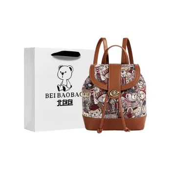 North Pack PU Backpack Women's Brown Bear/Pink Bear/Blue Bear/Panda Brown/Panda Black