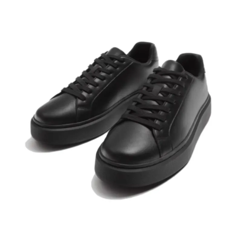 ZARA Low Top Skateboard Shoes Men's Black-2