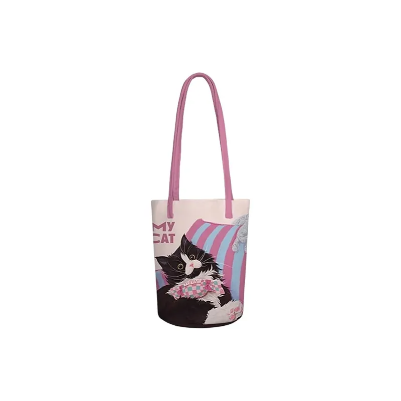 AOSONG Suede Tech Fabric Shoulder Bag Regular Women's Pink-0