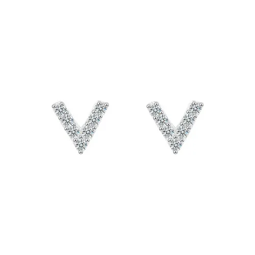 UX V Neck Elegance Minimalist Style Compact And Delicate Versatile In Normcore Style Stud Earrings Women's