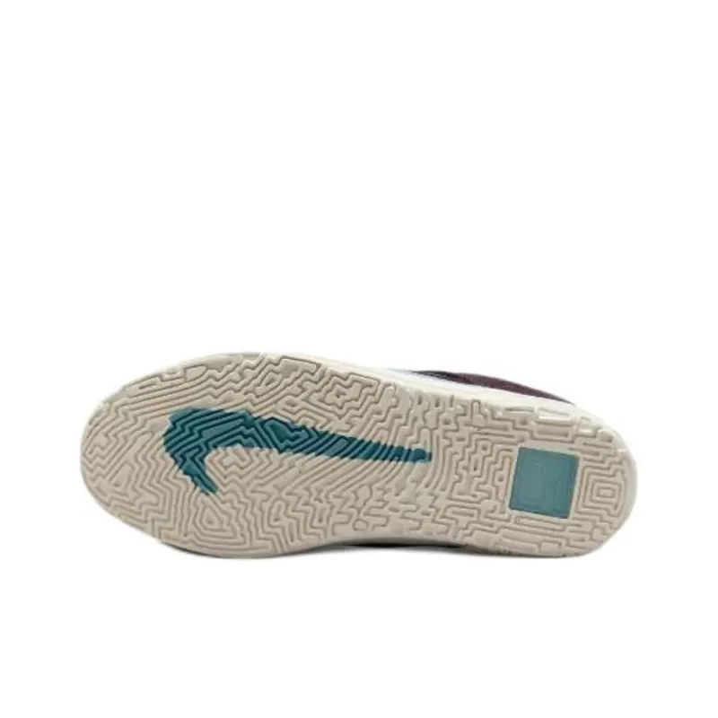 Nike SB DAY ONE Abrasion Resistant Low Top Kids' Skateboarding Shoes Burgundy Unisex-4
