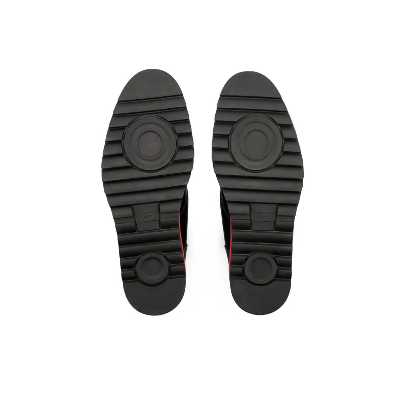 Onitsuka Tiger DERBY Men's Casual Shoes Men's Black Red-4