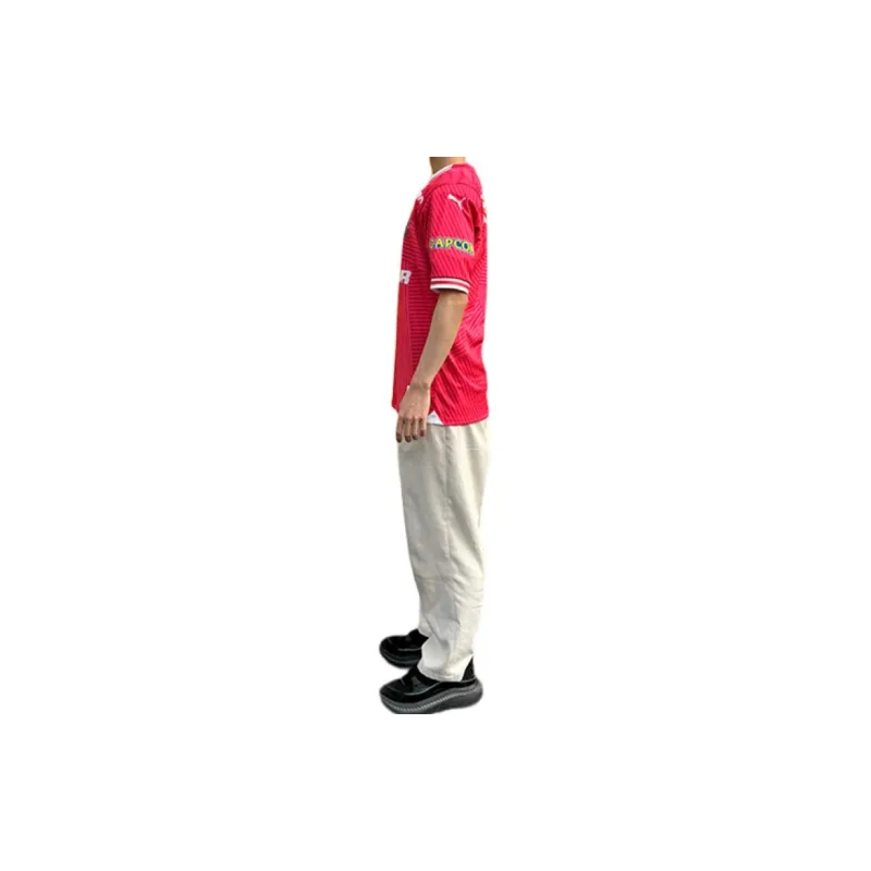 PUMA Soccer Jersey Men's Raspberry-3