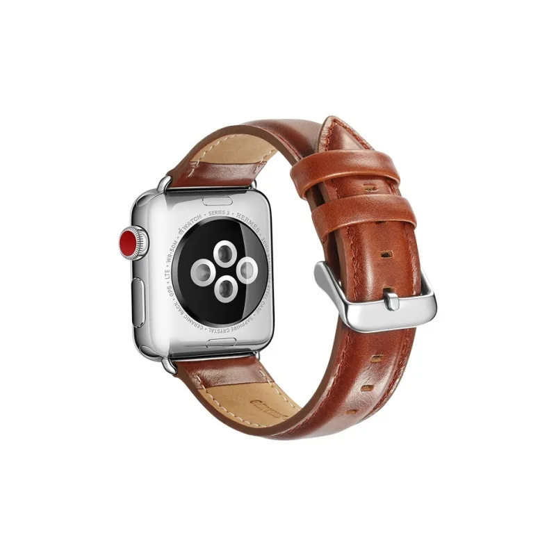 Vobafe Watch Band Apple Compatibility Cowhide Leather Material-22