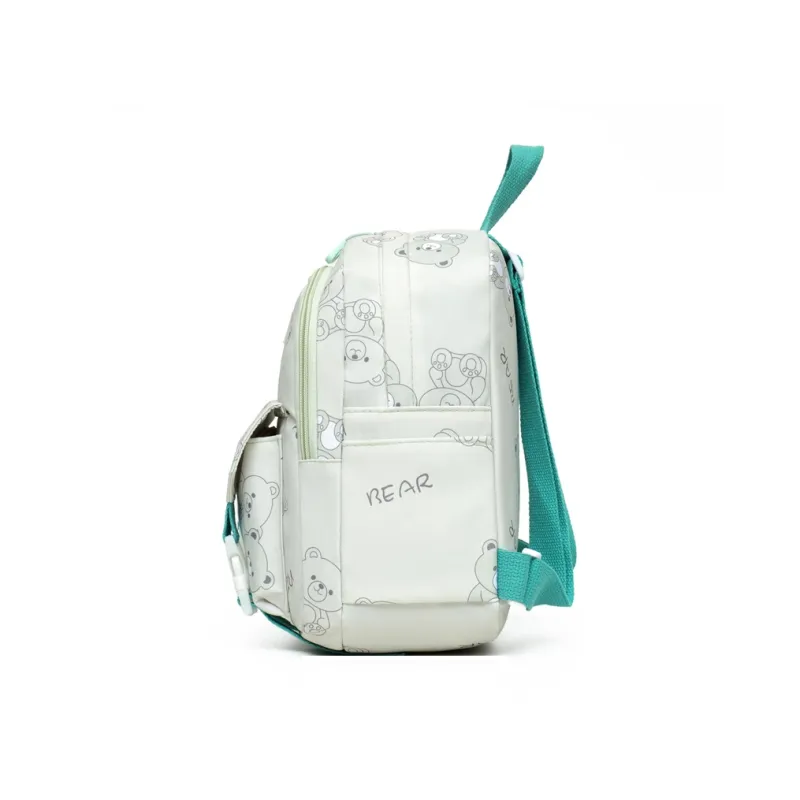 SUN ERATH&U Nylon Backpack Unisex Ecru Black Pink Light Green Lake Blue-5