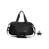 Black Oxford Trendy and Cool Travel Bag with Gorilla Pendant