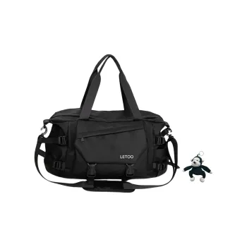 LETOO Oxford Gym Bag Travel Bag Regular Unisex Black Burgundy/Blue/Champagne/Pink