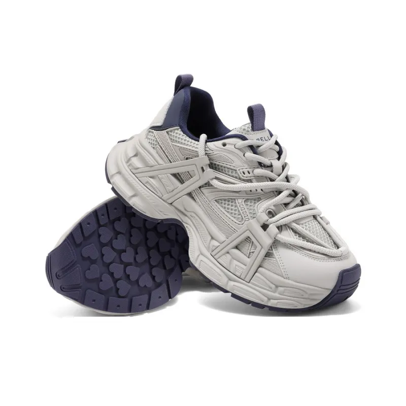 BELLE Wear-Resistant Slip-Resistant Low-Top Chunky Sneakers Women's-9