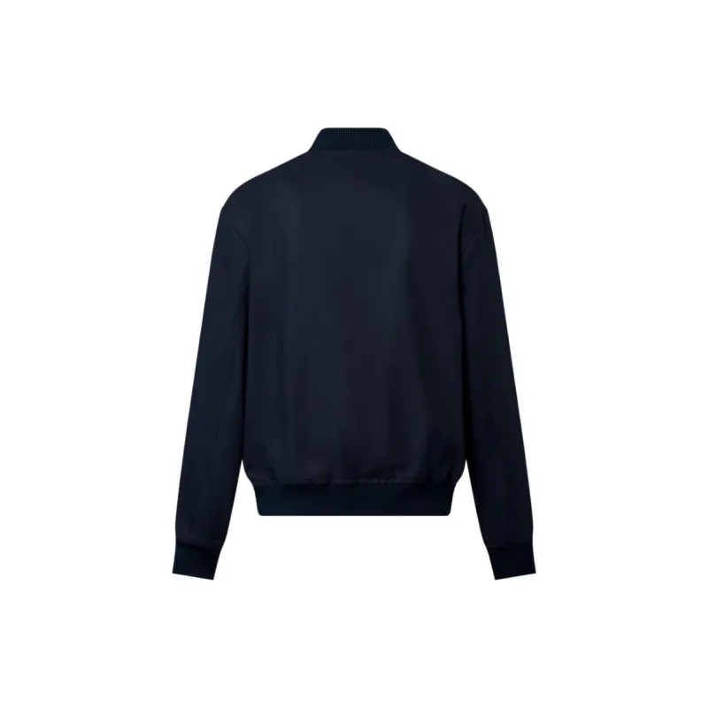 Lv Embroidered Cotton Bomber-1