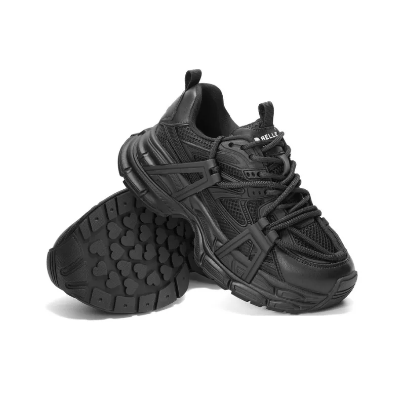 BELLE Wear-Resistant Slip-Resistant Low-Top Chunky Sneakers Women's-14