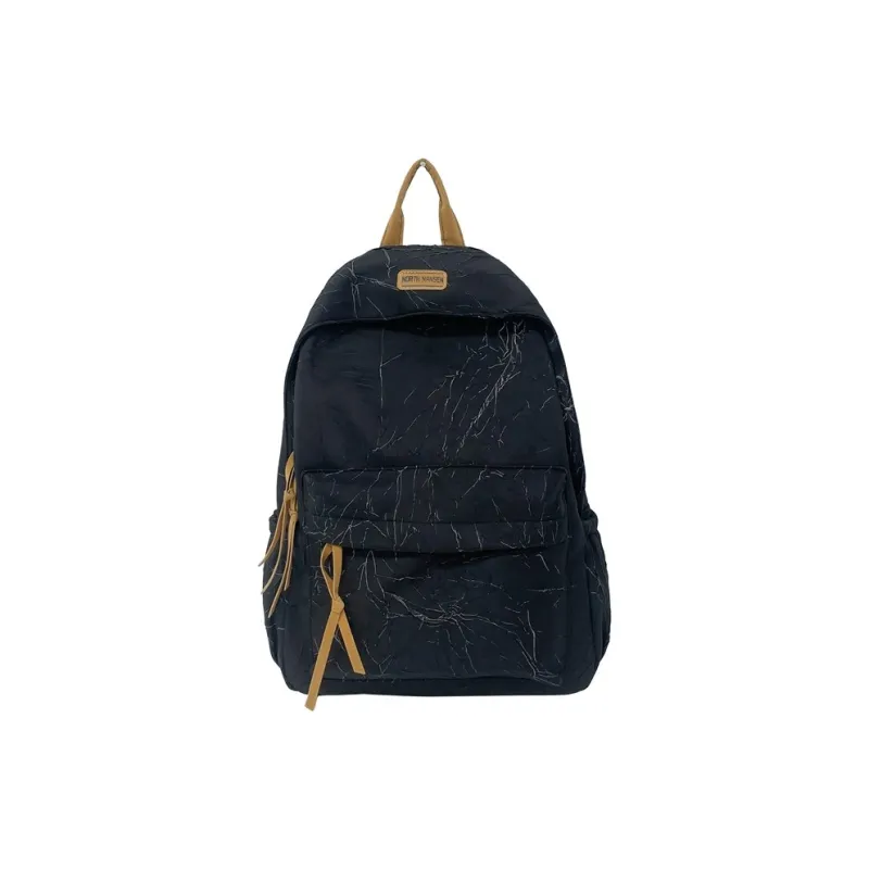 SUN ERATH&U Composite Fabric Backpack Unisex White Light Gray Black Pink-9