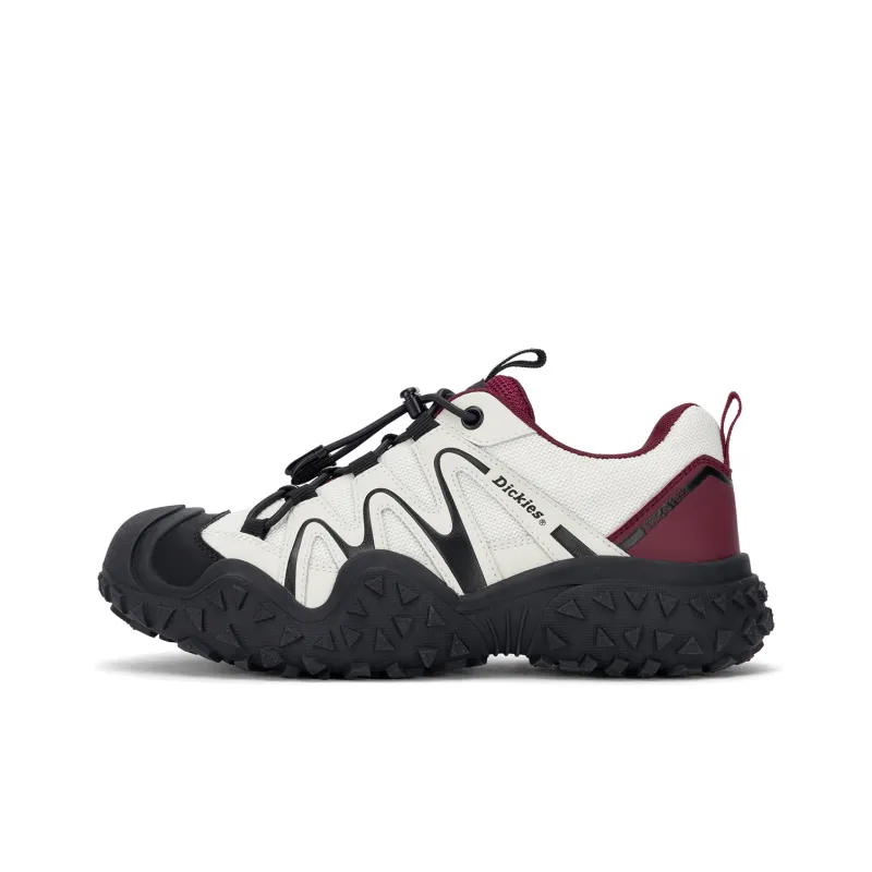 Dickies Wear-Resistant Low-Top Chunky Sneakers Women's Beige Red-0