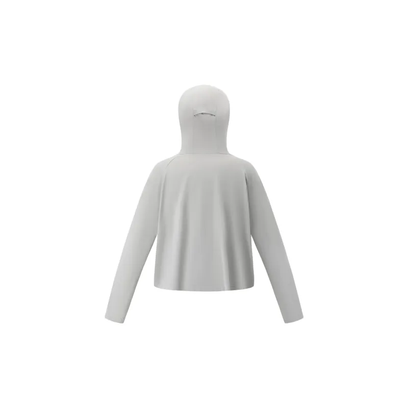 DECATHLON Super Light Breathable UV Protection Cooling Sun Protection Clothing Women's Light Smoke Gray-1