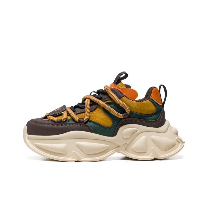Grumpy Ram Height Increasing Wear-Resistant Low-Top Chunky Sneakers Men's-5