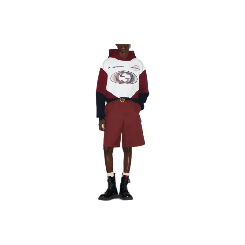 GUCCI Jersey texture Cotton Hoodie-1