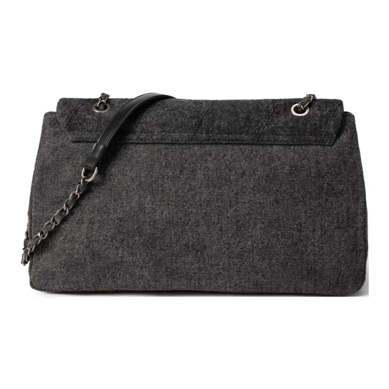 Lee Denim Large Pocket Shoulder Bag Regular Women's Black-3