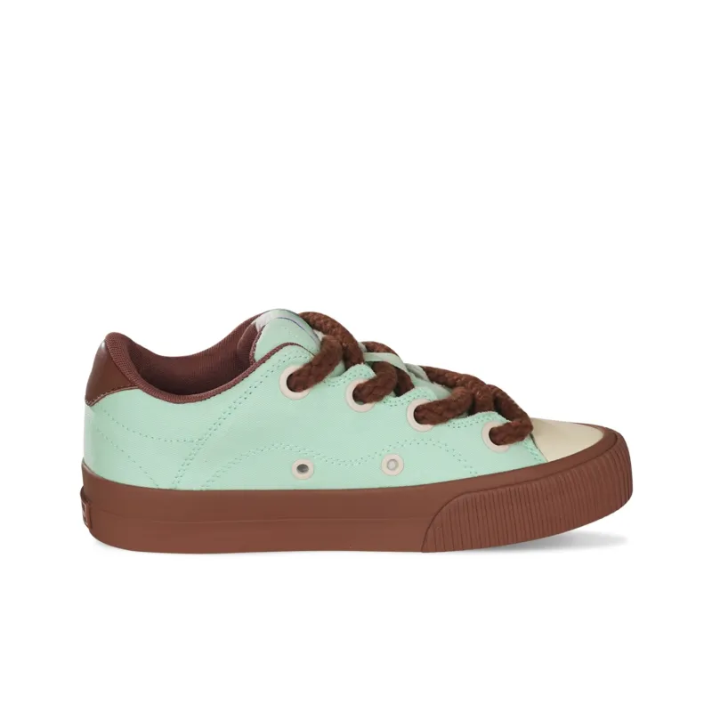 Ollieskate Wear Resistant Balance Low Top Skateboard Shoes Unisex Green-1