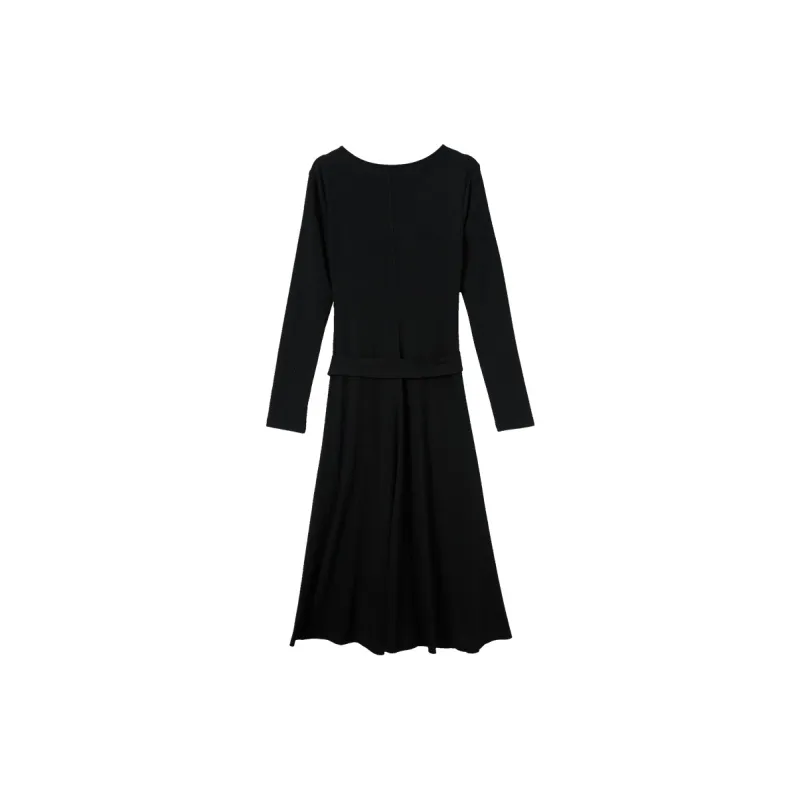 WESTLINK Long Sleeved Dress Women's Black-1