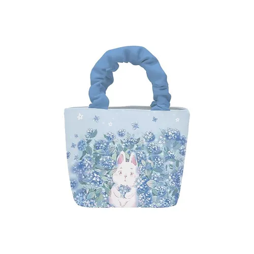 AOSONG Suede Tech Fabric Handbag Women's Blue
