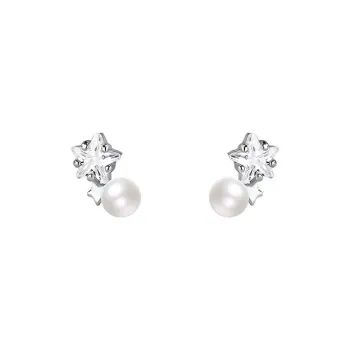 GIFT&CO 999 Fine Silver Stud Earrings Women's