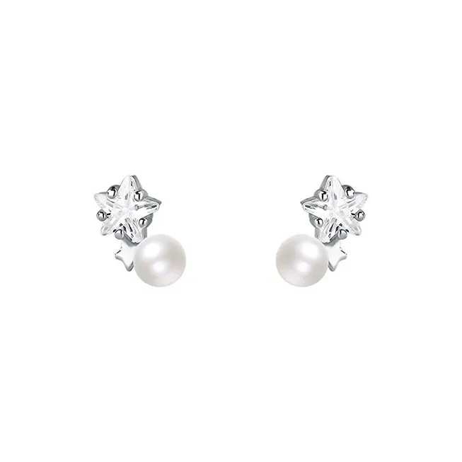 GIFT&CO 999 Fine Silver Stud Earrings Women's-0