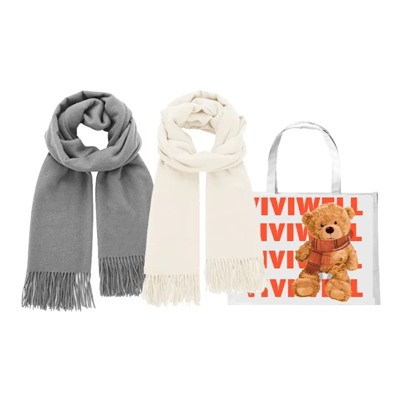 VIVIWELL Knit Scarves Unisex-18