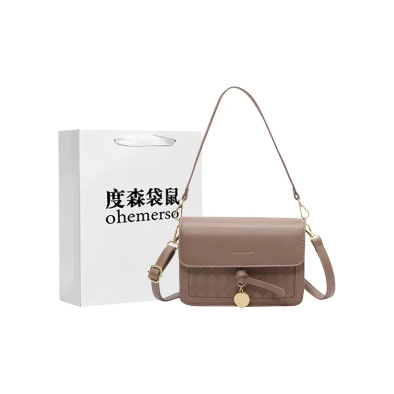 Dusen Kangaroo PU Crossbody Bag Regular Women's Multicolor-19