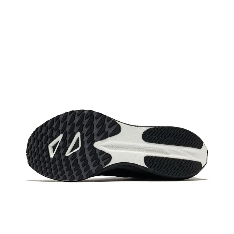 Erke Polar Wind 2.0 Slip Resistant Anti Rollover Low Top Training Marathon Running Shoes Men's Black Swan Color Scheme-4