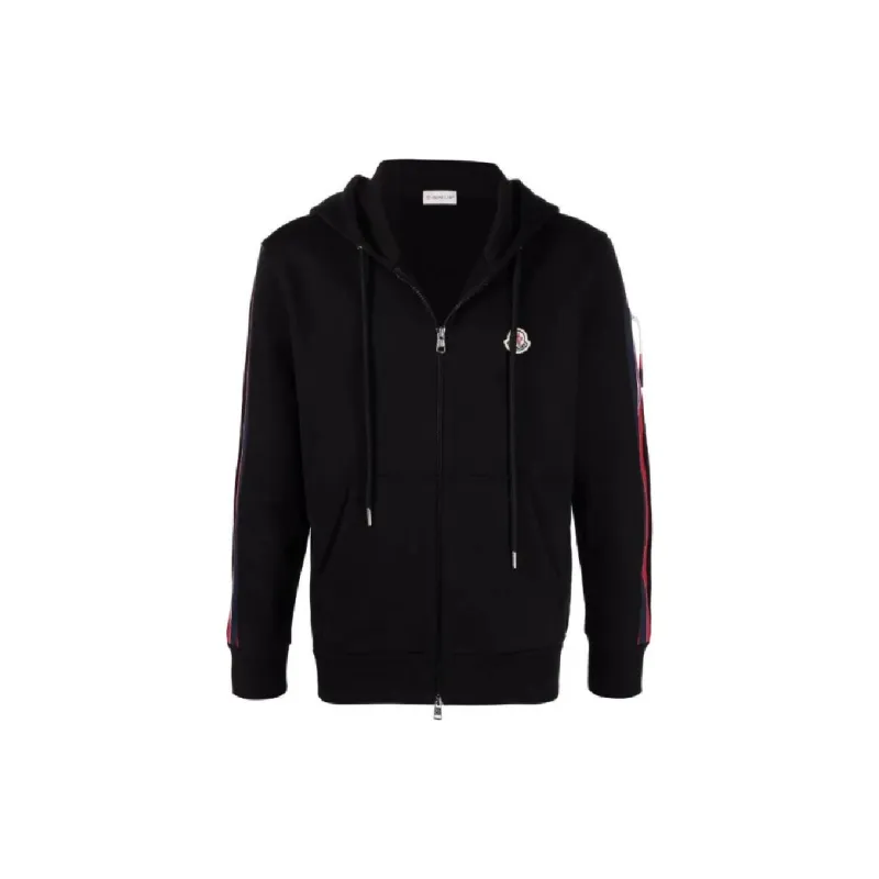 Moncler Sweatshirts Men Black-1