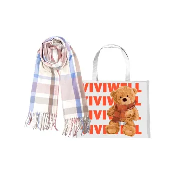 VIVIWELL Cashmere Knit Scarves Women's