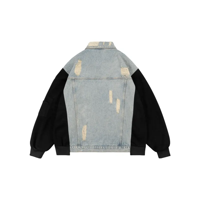 XINYINSU FW24 Denim Jacket Unisex Blue-1