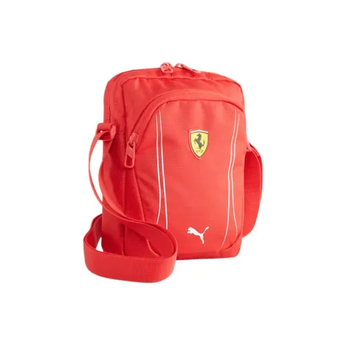 PUMA Polyester Shoulder Bag, Crossbody Bag Unisex Red