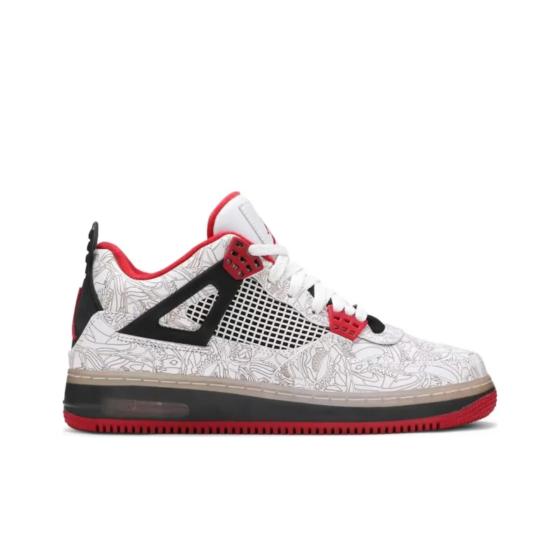Jordan Fusion 4 White Laser-1