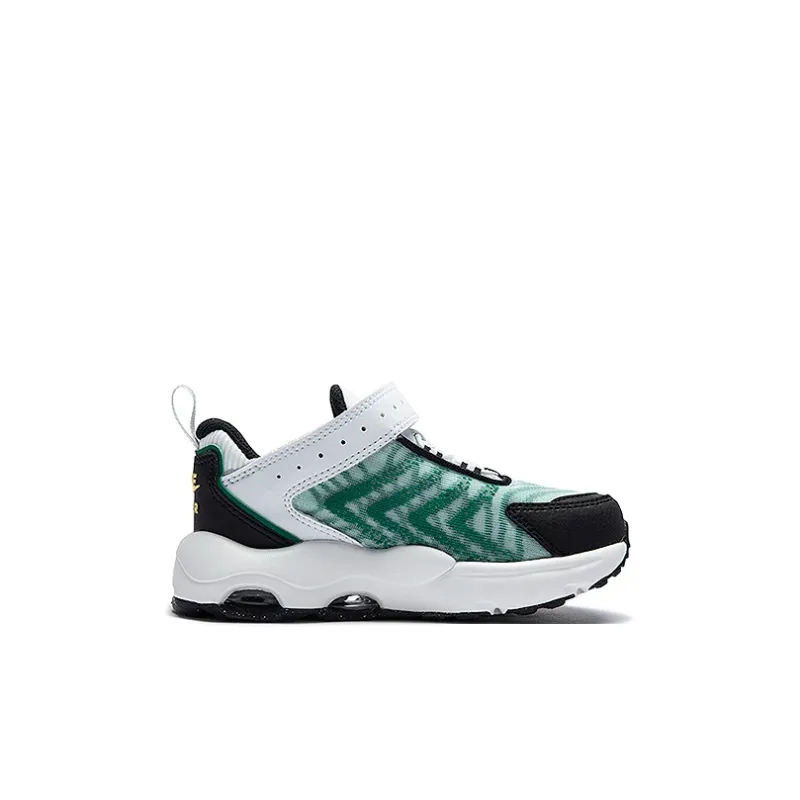 Nike Air Max TW Abrasion Resistant Low Top Kids' Running Shoes White Green Kids'-1